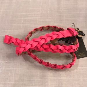 Hot pink belt Coachella fashion